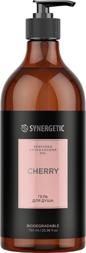 Гель для душа SYNERGETIC Cherry Вишня, 750мл, фотография