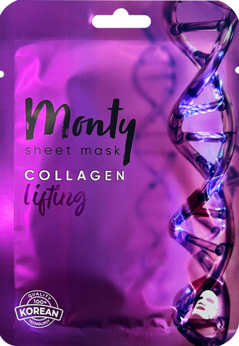 Лифтинг-маска MONTY Tencel Коллаген, 25мл, картинка