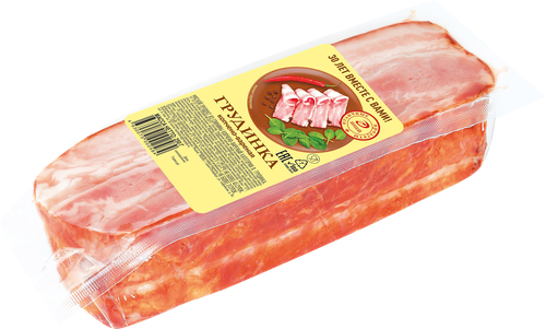 Грудинка копчено-вареная ИНЕЙ, 250г, крупный план