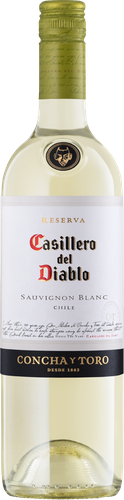 Вино CASILLERO DEL DIABLO Совиньон Блан сортовое ординарное белое сухое, 0.75л, фотография