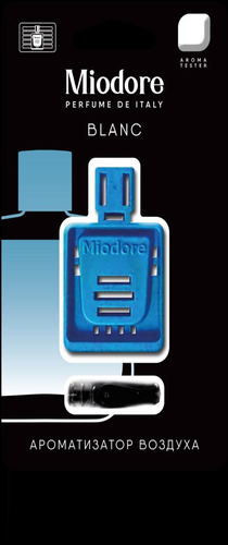 Ароматизатор автомобильный MIODORE The bottle, в ассортименте, 3D-polymer, вид