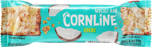 Батончик зерновой CORNLINE Кокос, 30г, фотография