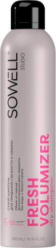 Шампунь сухой SOWELL Fresh volumizer, 300мл, детальное фото