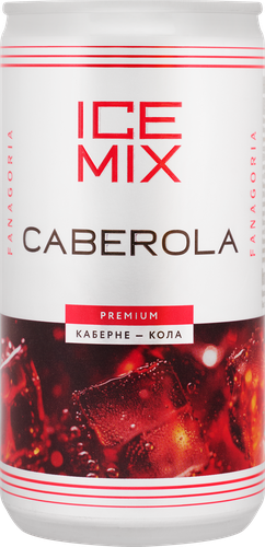 Напиток слабоалкогольный спиртованный FANAGORIA Ice Mix Caberola газированный, 0.185л