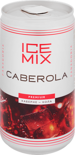 Напиток слабоалкогольный спиртованный FANAGORIA Ice Mix Caberola газированный, 0.185л, картинка