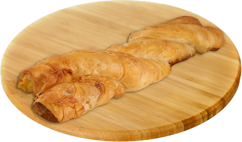 Косичка с курицей и картофелем, 130г, крупный план