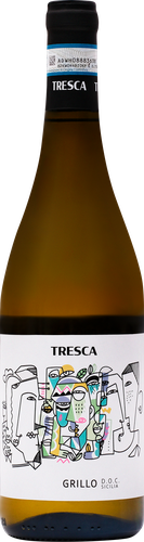 Вино TRESCA Grillo сортовое белое сухое, 0.75л, фотография