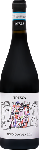 Вино TRESCA Nero d’avola сортовое красное сухое, 0.75л, фото