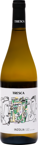 Вино TRESCA Inzolia&nbsp;сортовое белое сухое, 0.75л, картинка