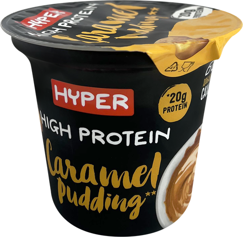 Пудинг EHRMANN HYPER High Protein Карамель 1,5% без лактозы, без змж, 200г, вид