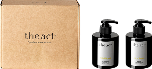 Набор подарочный THE ACT Verbena Мыло+Крем, вид