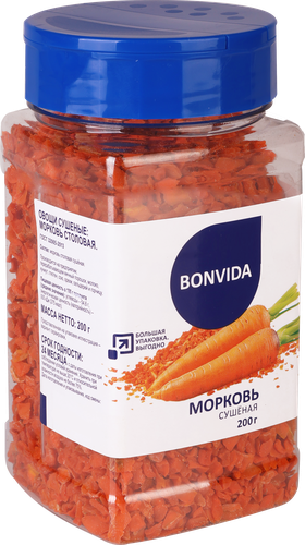 Морковь сушеная BONVIDA, 200г, фото