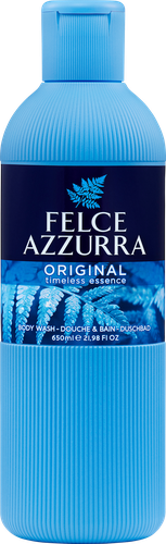 Гель для ванны и душа FELCE AZZURRA Оригинал Неподвластный времени аромат, 650мл, крупный план