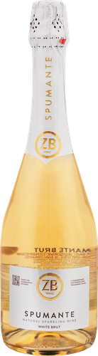 Вино игристое ZB WINE Российское Спуманте белое брют, 0.75л, картинка