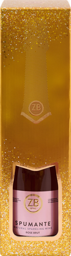 Вино игристое ZB WINE Российское Спуманте розовое брют, 0.75л, изображение