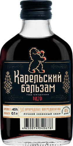 Бальзам КАРЕЛЬСКИЙ 45%, 0.1л