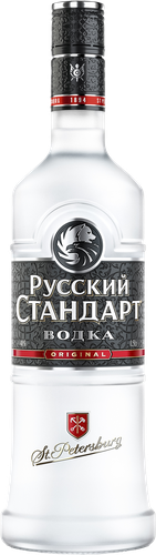 Водка РУССКИЙ СТАНДАРТ 40%, 0.5л, вид