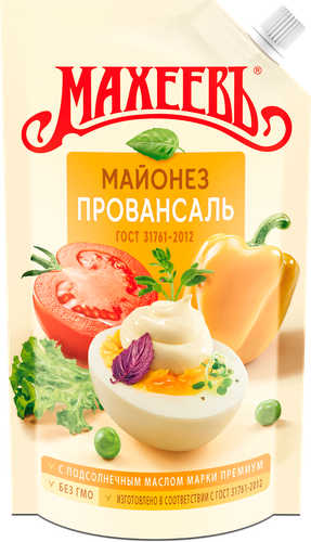 Майонез МАХЕЕВЪ Провансаль-М 50,5%, 400мл, фотография