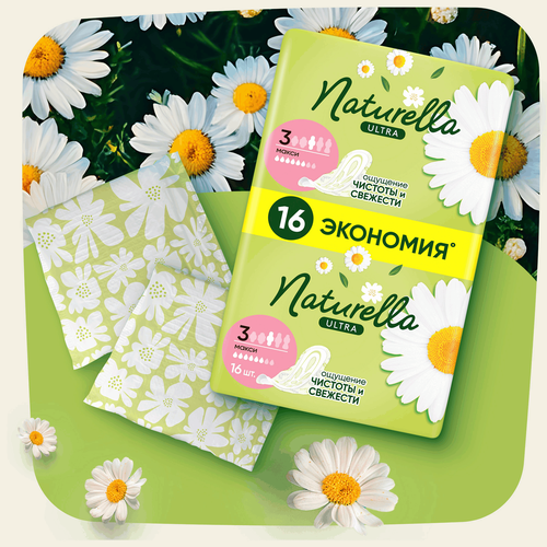 Прокладки NATURELLA Ultra Maxi, 16шт, вид