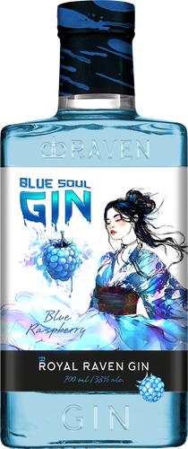 Джин ROYAL RAVEN Blue Soul 38%, 0.7л, детальное фото
