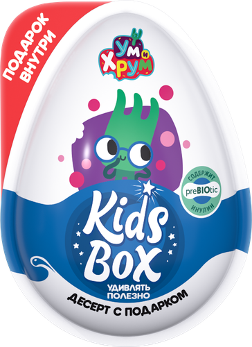 Десерт сахаристый KIDS BOX Ум и Хрум, с подарком, 20г, вид