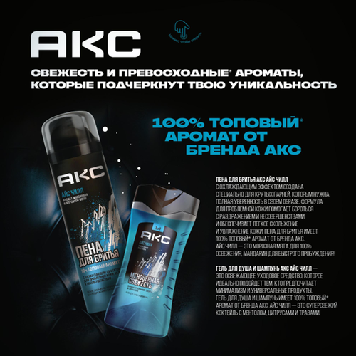 Набор подарочный AKC Айс Чилл для него, 450мл, фотография