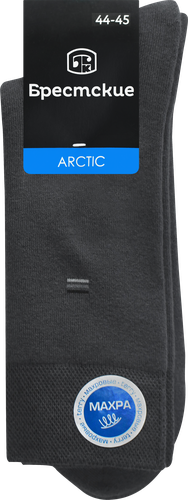 Носки мужские БРЕСТСКИЕ Arctic р. 25, 27, 29, темно-серые рис. 032/000, 
Арт. 14С2420, вид