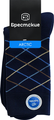 Носки мужские БРЕСТСКИЕ Arctic р. 25, 27, 29, темно-синий рис. 552, Арт. 14С2424, фотография