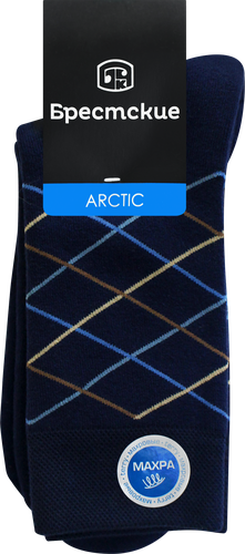 Носки мужские БРЕСТСКИЕ Arctic р. 25, 27, 29, темно-синий рис. 552, Арт. 14С2424, крупный план