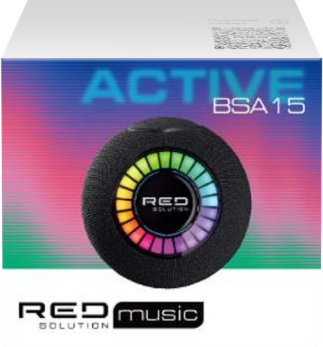 Колонка портативная RED SOLUTION функции FM-радио, TWS, свободные руки, Арт. BSA15, крупный план