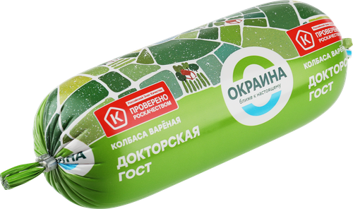 Колбаса вареная ОКРАИНА Докторская, 400г, детальное фото