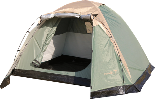 Палатка 4-местная ACTIWELL 290х250х165см, с антимоскитной сеткой, Арт. MU250226, фотография