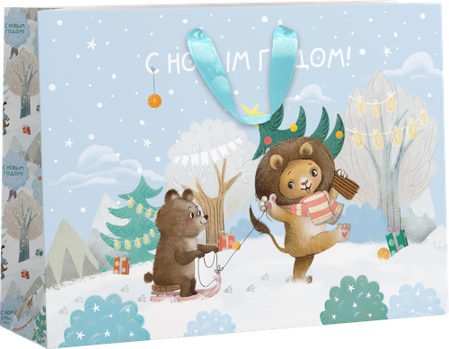Пакет подарочный CITY HOME TRADE Christmas Kids 36х48х15см, фото