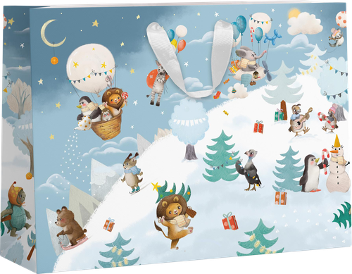 Пакет подарочный CITY HOME TRADE Christmas Kids 36х48х15см, фото