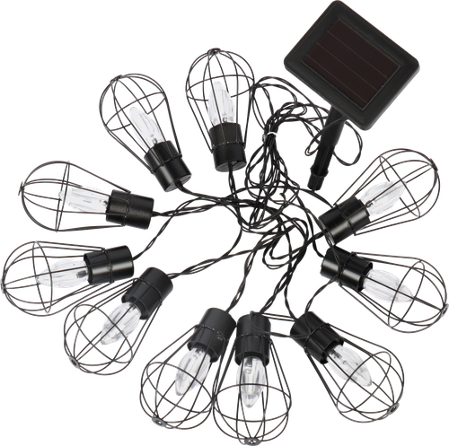 Гирлянда садовая на солнечной батарее GIARDINO CLUB Модерн, 2м 8 LED, Арт. 1452004, детальное фото
