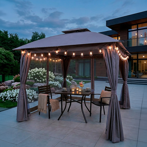 Гирлянда садовая на солнечной батарее GIARDINO CLUB Модерн, 2м 8 LED, Арт. 1452004, детальное фото