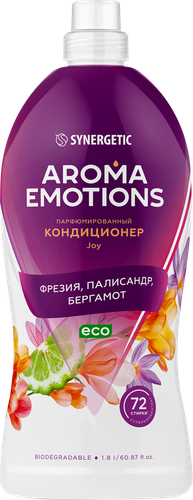 Кондиционер для белья Synergetic Joy Emotions, 1.8л, изображение