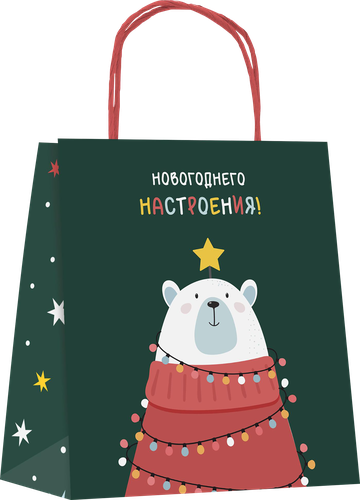 Пакет подарочный CITY HOME TRADE Vibe Year 18х16х6см, изображение