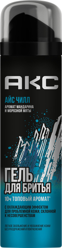 Гель для бритья AKC Айс чилл, 200мл, картинка