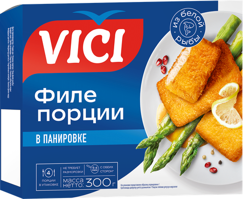Порции филе VICI в панировке, 300г, фотография