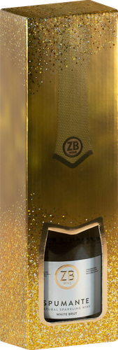 Вино игристое ZB WINE Российское Крым Спуманте белое брют, п/у, 0.75л, детальное фото