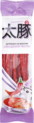 Колбаски сырокопченые ДЫМОВ со вкусом Сладкий чили, 70г, детальное фото