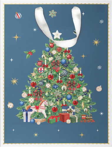 Пакет подарочный CITY HOME TRADE New Years Joy 19х14х9см, эффект, фотография