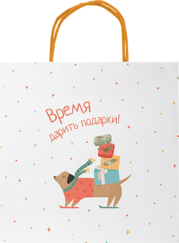 Пакет подарочный CITY HOME TRADE Vibe Year 22х22х10см, фотография