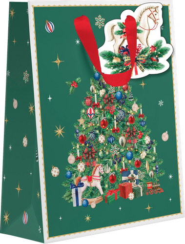 Пакет подарочный CITY HOME TRADE New Years Joy 23х18х10см, фотография