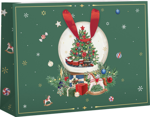 Пакет подарочный CITY HOME TRADE New Years Joy 30х40х15см, вид