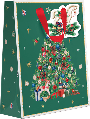 Пакет подарочный CITY HOME TRADE New Years Joy 31х26х11см, вид