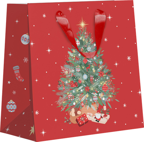 Пакет подарочный CITY HOME TRADE New Years Joy 41х45х18см, крупный план