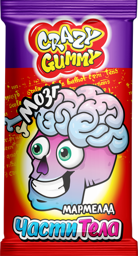 Мармелад КАНДИ КЛАБ Crazy Gummy Части тела, 10г, картинка