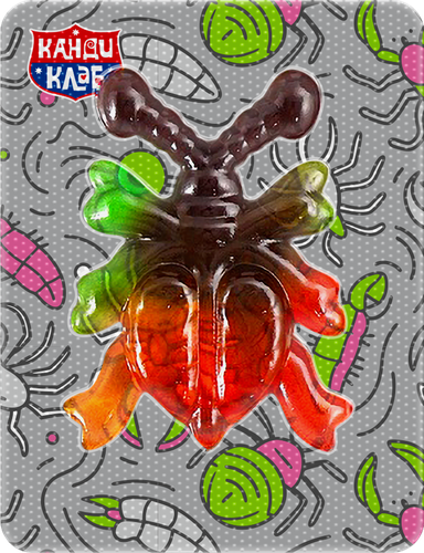 Мармелад жевательный КАНДИ КЛАБ Кринж Gummy, 12г, вид